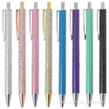Luxury Metal Glitter Retractable Medium Ballpoint Pen